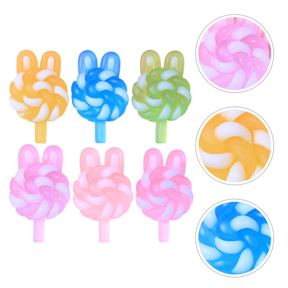 Resin Craft Material - 24 Pezzi Ciondoli a Forma di