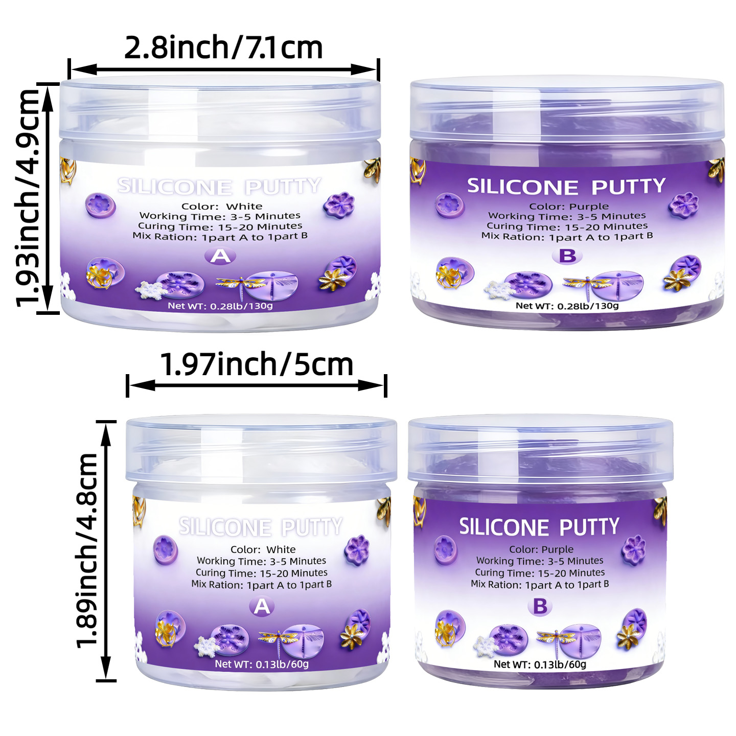 Resin Craft Kit - Kit per Creazione Stampi in Silicone