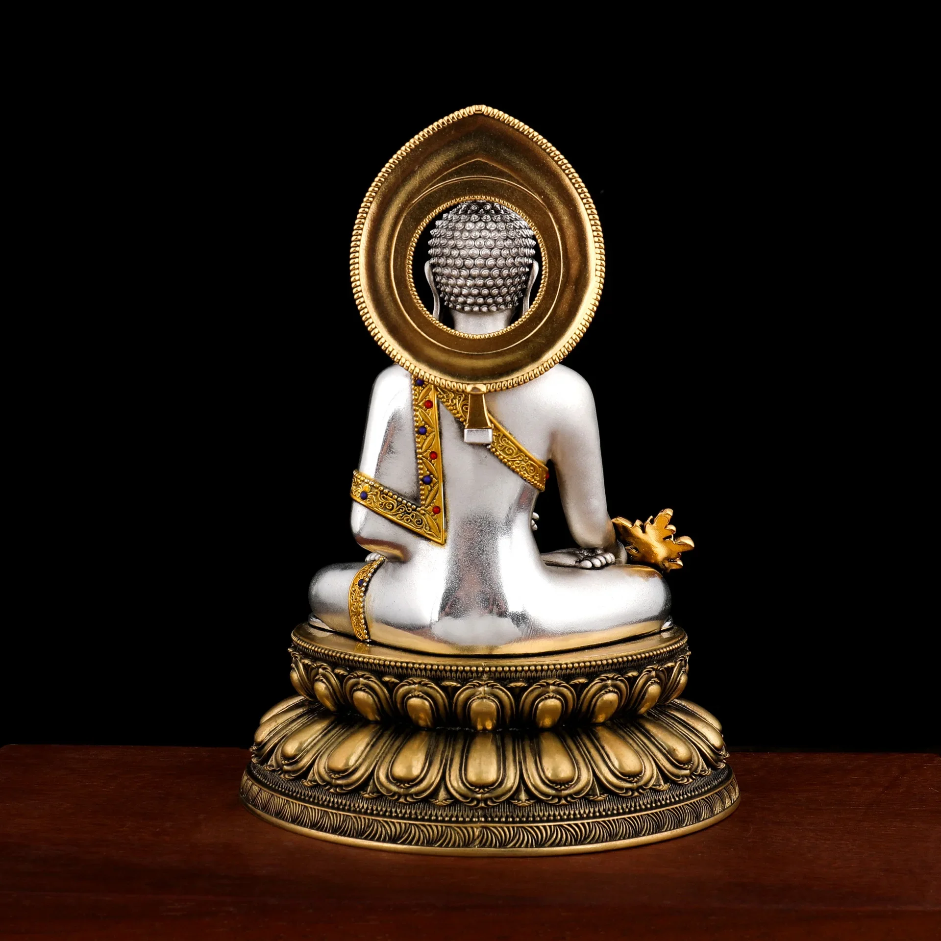 Resin Crafts - TQH-i7.7 Statua di Buddha Medicinale, Ornamenti