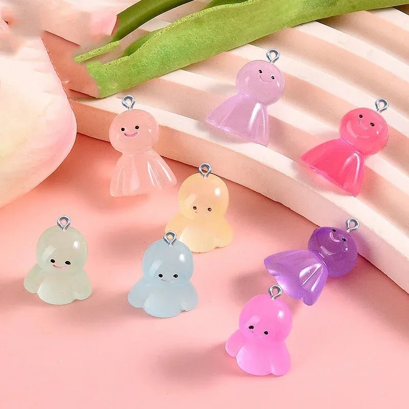 Resin Craft Material - 10 Pezzi Ciondoli in Resina a