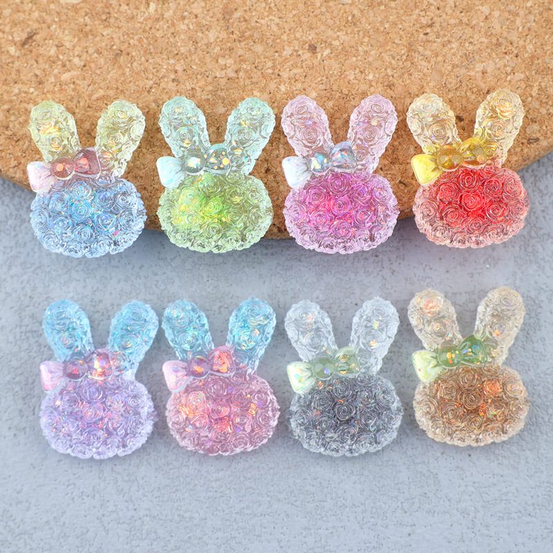 Resin Craft Material - 5 pezzi di cabochon in resina