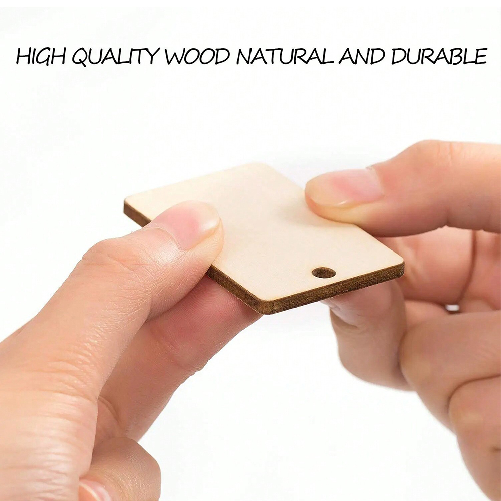 60 pezzi portachiavi in legno  - Wood Ring Blank recensione e prezzo