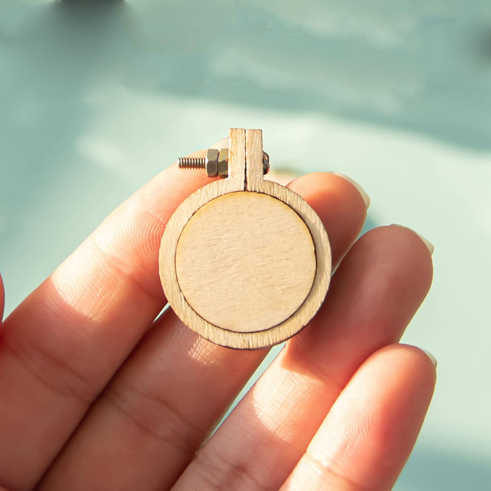 10 pz/set Mini Legno Da Ricamo - Wood Ring Blank recensione e prezzo
