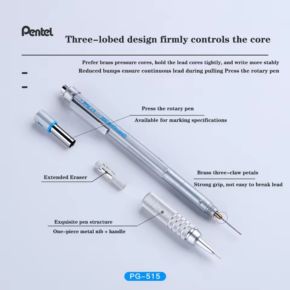 Pentel GraphGear 500 Matita da - Pentel Pen Graphgear recensione e prezzo