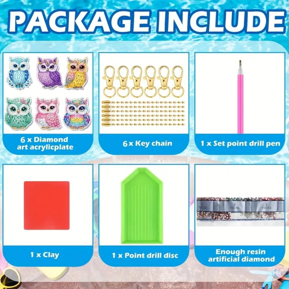 Portachiavi con diamanti fai d - Resin Craft Kit recensione e prezzo