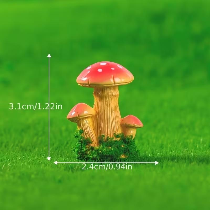Set di 3 Pezzi di Funghi Artif - Terrarium Moss Art recensione e prezzo